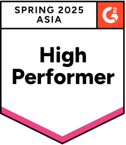 G2 Spring 2025 Asia High Performer badge